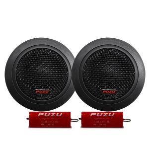 Speakers PUZU PZG20 25mm ASV Silk Dome Car Audio Tweeter Speakers 80W Output Power High Sensitivity Treble Sound Upgrade System
