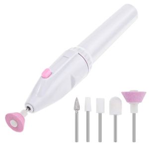 Professionell Mini Electric Nail Drill Kit 5 i 1 Electric Nail Polisher Nail File Manicure Pedicure Slipning Poleringsmaskin
