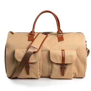 Cabriolible Travel Clothing Noś torbę bagażową 2 w 1 wiszącej walizki Torba podróży służbowych 240415
