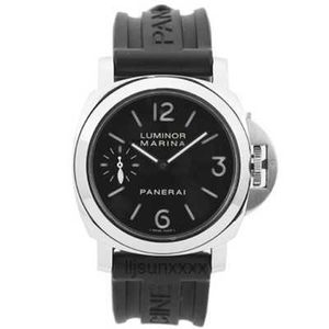 남자 시계 선물 Panerrais Temperament Watch Sapphire Mirror 스위스 자동 이동 크기 44mm Cowhide 스트랩이있는 원래 바늘 버클 DJRJ