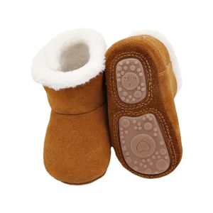 Botas Baby Winter Pluxus Botas de neve Sapatos para crianças Crianças meninas meninas crianças recém -nascidas no tornozelo infantil Booties de peles artificiais 2021