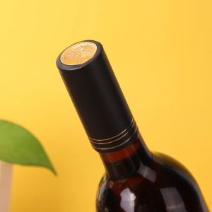 50pcs Wine Bottle Heat Shrink Capsules Cover Sealing Red Wine Heating Shrinkable Caps Airtight Shrinking Beer Film Wrapping