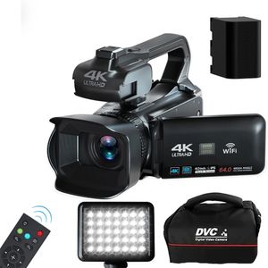 18x 64MP professionelle Kamera 4K 60fps Videoaufnahme Camcorder 40 Touchscreen -Zeit Lackierkomery Digital Vlog 240407