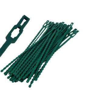 50 st! Plant Tie Bands Vine Fixed Farming Clip Garden Plant Fruit Vegetable Fastening Support Clips for Trellis Twine Greenhouse