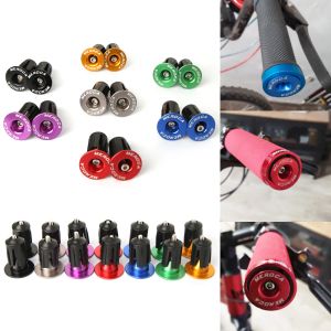 1 Par Mountain Road Bike Styrbar End Plugs Aluminiumlegering Handstång End Cap BMX MTB Bike Grip Cover Bicycle Accessories