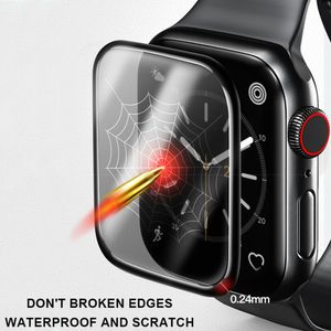 2021 New 3D Full Protective Cover Soft Curved Edge Film Screen Protector for Apple Watch IWatch 6 SE 40/44 Mm Smart Accessories