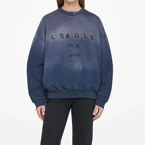 Bing Sweatshirt جديد متخصص مصمم مصمم AB هوديي Pullover خطاب الموضة غير الرسمية طبع طبع جولة العنق اتجاه القطن