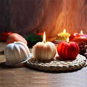 Novo molde de velas de silicone de abóbora para aromaterapia Candles molde resina polímero de sabão argila gesso manual halloween decoração