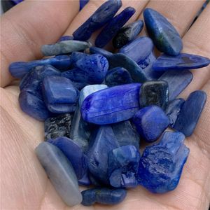 100g Natural Blue Sapphire Strip Crystal Crystal Rough Gem Mineral Family Tabetropp Aquarium Decoration