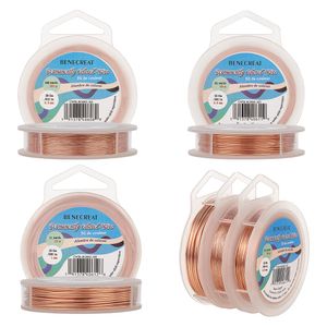 3roll 0.3/0.6/1mm And 0.5/ 0.8/1mm copper wire for Bracelet Necklace DIY Colorfast Beading Wire Jewelry Cord String Craft Making