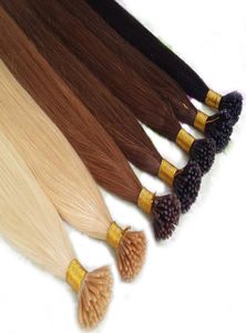 Brasileiro I Tip Hair Extension Fusion Fusion Human Hair Extension 100 Strandsbag 20 cores para escolher entre 1224 polegadas fábrica Dire8414813