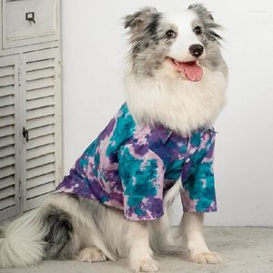 Abbigliamento per cani Lavorta per camicia estiva primavera schnauzer bordo collie husky labrador dorato retriever grande cappotto di abbigliamento per pet.