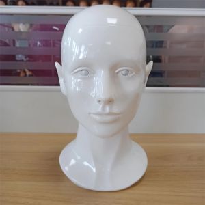 Kvinnlig Wig Head Model Mannequin Dummy Heads for Wigs Hat Display