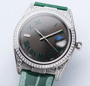 Uomini di alta qualità guardano un nuovo orologio a stella completa orologio 40mm 904L Materiale 2836 Movimento meccanico automatico Top Natural White Stone Women Watches