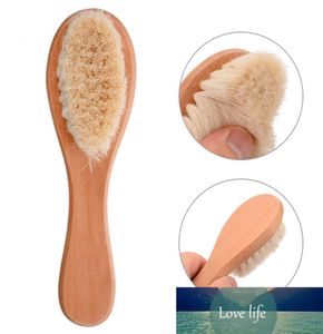 Baby Baby Natural Wooden Brush Brush Baby Hairbrush Recém -nascido Baby Head Massager Acessórios para o banheiro 9793287