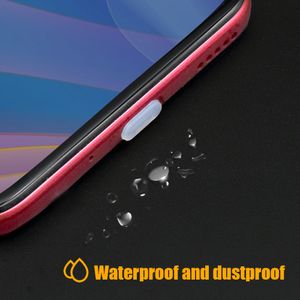 Mobiltelefon staubsicherer Stecker Integrierter Ladeanschluss Silikon Anti-Lost-Stecker für Apple iPhone Android USB Typ-C iOS-Schnittstelle