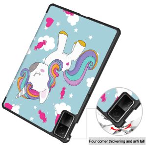 FALL FÖR REDMI PAD SE Tabletthållare 11 tum Folio Flip Stand Tablet Cover för Xiaomi Redmi Pad SE Funda Smart Case