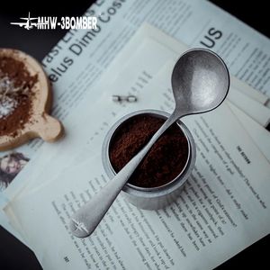 Coffee Cupping Spoon Professional Utforska olika rostfritt stål Scoop 240410