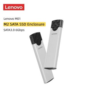 Muhafaza Lenovo M2 SATA SSD Kılıf USB 3.1 Gen2 Tip Kutu Adaptörü M01 M.2 NGFF SATA3.0 6GBPS B B+M Anahtar SSD için Harici SSD Muhafaza