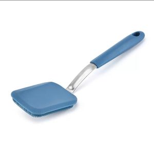 Kitchen Brush for Cleaning Multi-Purpose Scrub Brush with Handle for Dishes Sink Pots Pans Shower Tile Tubs Dish Scrubber