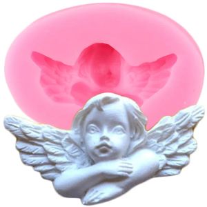 Cupid Little Angel Silicone Fondant Molds DIY Cake Decorating Tools Chocolate Candy Dessert Cupcake Mold Kitchen Baking Mould