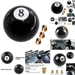 NOWY 8 BALL BALL CHREK KRÓTKOWY SHIFTER DO UNIWERSYWACJA Z WYKORZYSTANIEM M8 M10 BLACK ACRYLIL