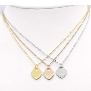 Collana in oro inossidabile in acciaio inossidabile egerro -in oro oro a catena corta Collana in argento coglile collane a ciondolo catene per donne accoppiano250g