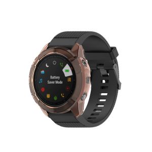 FIFATA för Garmin Fenix ​​6 6s 6x Skydd Case Cover TPU Soft Silicone Transparent Shell for Fenix ​​6 Pro/6s Pro/6x Pro Watch