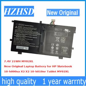 Baterias 7.4V 21Wh nova bateria original do laptop My02xl para HP Slatebook 10H000SA X2 X2 10H010NR Tablet My02XL