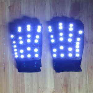 Nowe przybycie LED Luminous Flashing Party Gloves Stage Props na klub nocny DJ KTV Bar