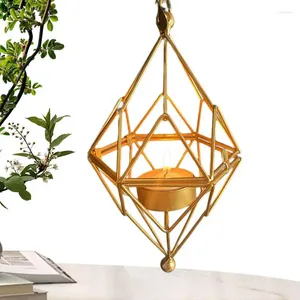 Posiadacze świec geometryczny projekt Rhombus Design posiadacz świecznika Wedding Wote Stand Accent Decor Party Materiały
