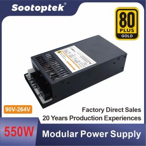 Supplies 550W moduler Flex 1u 90V264V ATX mini switching pc power supply for server psu with 4cm cooling fan 110v