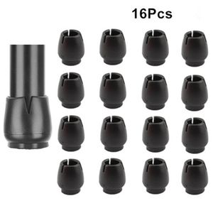 16pcs cadeira tampa da perna Pés de borracha protetor de silicone tampa da cadeira de cadeira de 12 mm a 16 mm Pontos de capa inferior protetores de piso de madeira Protetores