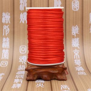 3 mm pleciony makrama jedwabna sznur sznurka gwintu drut DIY chiński węzeł satynowe bransoletki, dzięki czemu odkrycia frezowanie 10 jardów