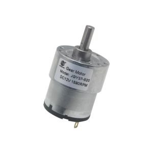 Motor de engrenagem de 37 mm 12V DC 7rpm a 960rpm Caixa de engrenagem de torque de altura Motor elétrico Novo GearMotor