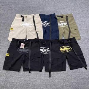 Shorts designer maschile Demon Island Shorts a cinque pezzi Abbigliamento estivo in stile polare con spiaggia fuori dai pantaloni di strada corto cotone casual hip hop