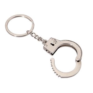 Simulation handcuffs metal keychain car key bottle opener men and women keychain233f