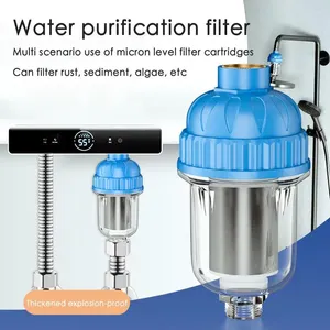 Torneiras de cozinha Aquecedor de água pré-filtro com 316 filtro de sedimentos de malha de aço inoxidável de aço inoxidável Purificador de 1/2 polegada