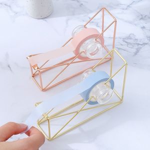 High Quality Rose Gold Tape Cutter Washi Tape Storage Organizer Cutter Stationery Office Tape Dispenser Office Supplies