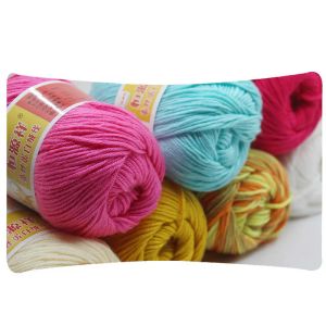 500 g/parti 10 bollar mjuk sidenfiber stickargarn mjukt varmt baby garn för handstickning miljövänligt baby ullgarn för stickning