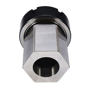 1PC ER25 Chuck Block Hard Steel Square Hex ER25 Spring Chuck Seat For CNC Lathe Engraving Cutting Machine Tool holder