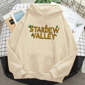 Bluzy męskie 2024 Stardew Valley Women Gothic Sweat Y2K Długie rękawie Top Hoddies Pullover Sweter z lat 90.