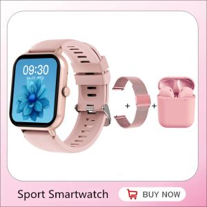 الساعات Ivanony Smart Watch Women Smartwatch 2023 كوريا دعم Bluetooth الإجابة مكالمة الصوت مساعد WhatsApp تذكير IP67 WRISTWATCH