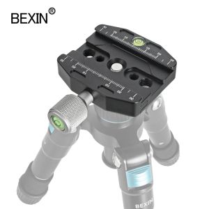 Bexin QR -serie stativbollhuvudadapter Aluminiumlegering Snabbfrisättning Splint Clamp för Arca Swiss DSLR Camera Ball Head