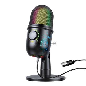 Microfones USB Microphone Studio Professional Condenser Lämplig för PC -datorinspelning Streaming Games Karaoke Singing Microphoneq