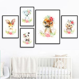 5D DIY Diamond Painting Full Drill Panda Koala Kangaroo Nursery Mosaic Cross Stitch baby Kids Room Decoration