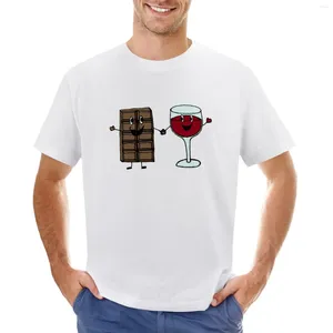 Herrpolos choklad och vin t-shirt anpassade djur prinor pojkar kawaii kläder överdimensionerade t-shirt män