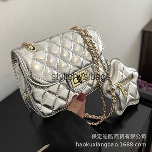 Shoulder Bags Stuff Sacks Lingge Chain Bag Womens Crossbody 2024 New Summer Large Capacity Versatile High end Single Small Square H240410