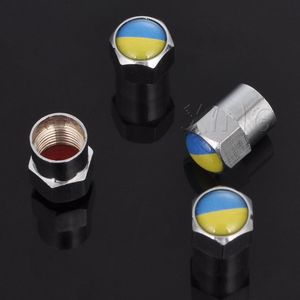 4pcs/set Ukraine Universal Car Wheel Tires Valves Cap Tyre Stem Caps Air Auto Theftproof Dustproof Airtight Cover For Chevrolet