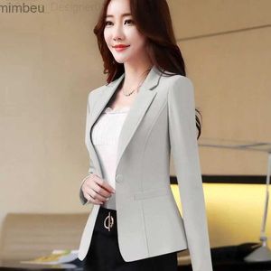 Women's Suits Blazers Female Korean Casual Short Single Button Blazer Femme High-quality Women Blazers Jacket Spring Autumn Lady Office Work Suit CoatL240117